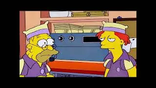 Grampa works Fast Food
