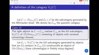 A proposal of a categorical construction of the algebraic version of L2(BunG)