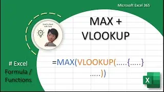 Stop Scrolling! Find Maximum Values with MAX & VLOOKUP in Excel (Easy)