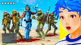 Adopted By TEENAGE MUTANT NINJA TURTLES In GTA 5! (GTA 5 RP Mods)
