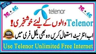 Telenor unlimited free internet