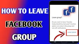How To Leave Facebook Group // Facebook Leave Group Option Not Showing