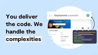 You deliver the code. We handle the complexities ✅