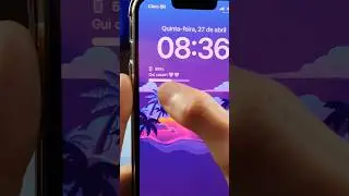 Seu nome na tela de bloqueio do iPhone 