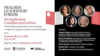 The Walrus Leadership Forum: Strengthening Canadian Journalism