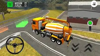 Construction Cement Mixer Driving Stimulator - Best Driving Island: Delivery Quest Parking