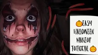 Easy Halloween 🎃 makeup.
