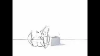 Lizzy and the box animation test
