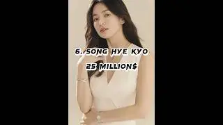 Top 10 Richest Korean Actresses In 2023 / #shorts #kpop #top10