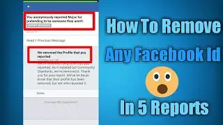 Facebook Account Remove in 5 Report new Method 2019