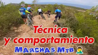Técnica y comportamiento en marchas MTB