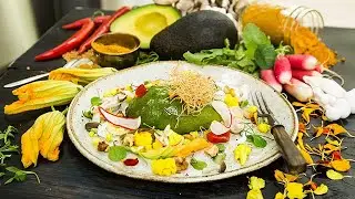 Brokaw Avocado with Pickled Hot Peppers and Summer Vegetables - Home & Family
