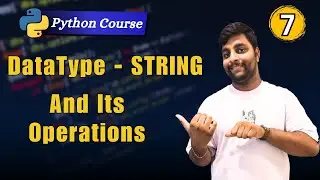 String Data Type In Python And It's Operations | Python Simplified | Learn Python 2024 
