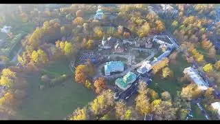 Пушкин с коптера осенью / Pushkin, Russia, drone video, autumn HD 4k