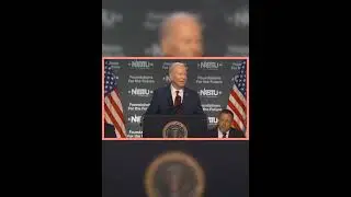 Joe Biden Agonizing Cringe Teleprompter Failure Lead-Up To Staged Chant