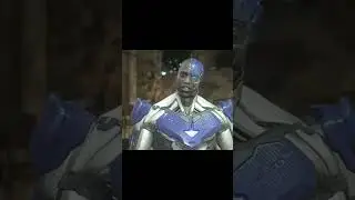 #injustice Wonder Woman isn't impressed with Cyborg #gaming #injustice2 #raiden #mortalkombat #dc