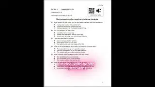 CAMBRIDGE IELTS 17 LISTENING TEST1 PART 3