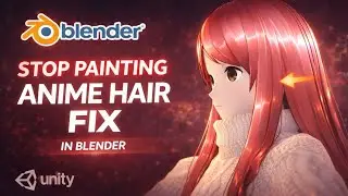STOP Hand-Painting Anime Hair — Game-Ready Shader in Blender 