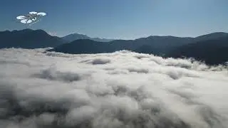 Κοριτιανη Θεσπρωτίας. όταν η ομίχλη έχει καλύψει τα πάντα. Ένα Creepy σκηνικό.. Up o ψηλά...