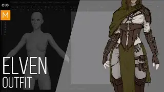 Marvelous Designer Stream. #2 Elven Outfit