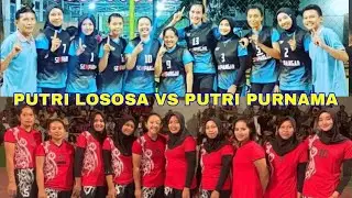 FINAL || Putri LOSOSA VS Putri PURNAMA || Saling Hajar Smash Bledosss 💥DANDIM CUP 2022