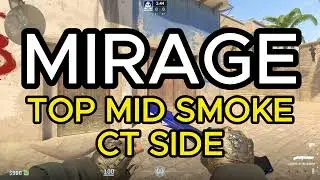 Top Middle Smoke for CT - MIRAGE [2024] | Counter-Strike 2 (CS2)