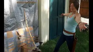 New Place, New Backyard Range - First Practice Session - Traditional Archery