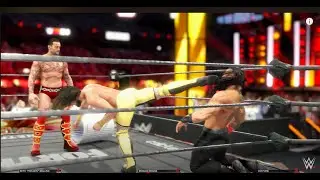 WWE 2K24 - Roman Reigns vs Seth Rollins vs CM Punk | Extreme Rules Triple Threat Match | PS5™ [4K60]