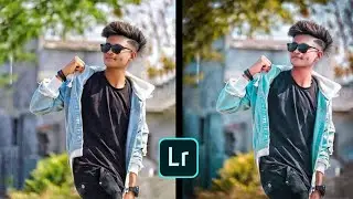 blue and yellow tone Lightroom photo editing !! Lightroom yellow colour tone photo editing//