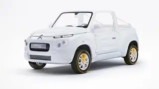 Citroën E-Mehari styled by Courrèges