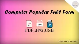 Computer Full Forms || everyone know popular full forms