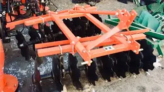 Дисковая борона на мини трактор - дешевая альтернатива Bomet (Польша 🇵🇱) навесное к минитрактору