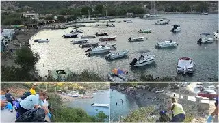 Datça'nın Kargı Koyu'nda Çevre Temizliği - Harika Bir Manzaranın İçinde İbretlik Görüntüler