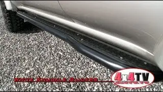 4x4TV Product Review - White Knuckle Sliders Install on Toyota FZJ80 Land Cruiser