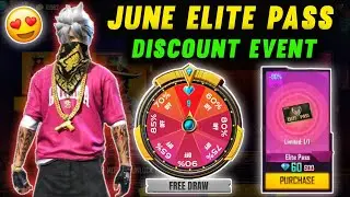 June Elite Pass Discount Event 2021 | Garena Free Fire Misty Shop Event | Free Fire New Event Today