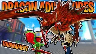 I HOSTED THE BIGGEST TOURNAMENT IN ROBLOX DRAGON ADVENTURES! (Winner gets 1.000.000)