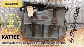 Kattee Borsa in Tela Impermeabile per Digital Camera - 