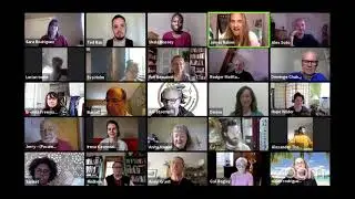 Mentalism magic at a virtual book launch 2021