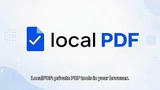 Remove PDF Metadata Locally