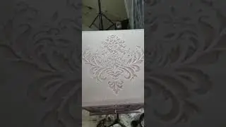 Raised Stencil with Glass Bead Gel - Eclat Designs By Crystin 2022