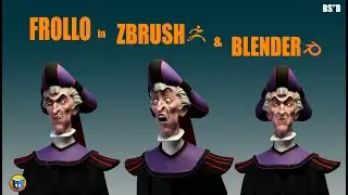Making Frollo in Zbrush and Blender