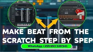 FL STUDIO : HOW TO MAKE BEAT FROM THE SCRATCH / MAKE AN AFROBEAT IN FL STUDIO / BEGINNERS TUTORIAL