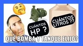 💥How to choose a WATER PUMP AND ELEVATED TANK OR WATER STORAGE TANK for a house or apartment.