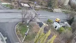 Пешеходы на остановке и новом ПП Энгельса-Советская (17.11.23)