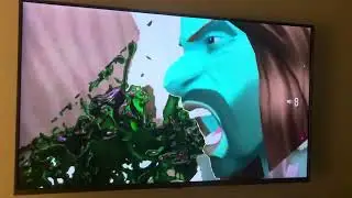 Ms Kiriam vomiting but it’s on a hotel tv