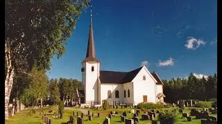 Panorama fra kirketårne i Våler kirke 20. juni 1989