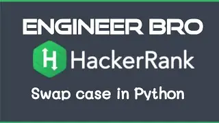 Swap Case HackerRank Solution in Python
