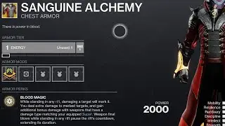 Sanguine Alchemy PvP Voidwalker build