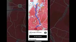 Uber Driver Tips | Chasing Surge $$$ #uber #rideshare #uberdriver #uberdriverearning #ubersrivertips