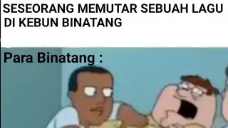 Seseorang memutar lagu di kebun binatang